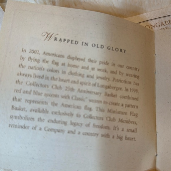 🐈‍⬛ Longberger Proudly  American Button Basket approx 6”x 3” - Picture 9 of 10